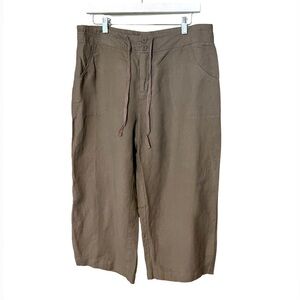 Coldwater Creek Capri Linen Blend Pants